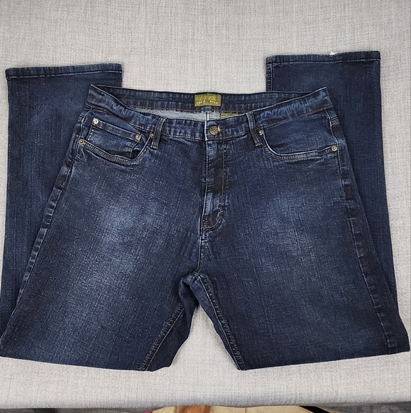 Urban Star Dark Wash Cotton Blend Denim Jeans. size 38 × 32. - Picture 2 of 5